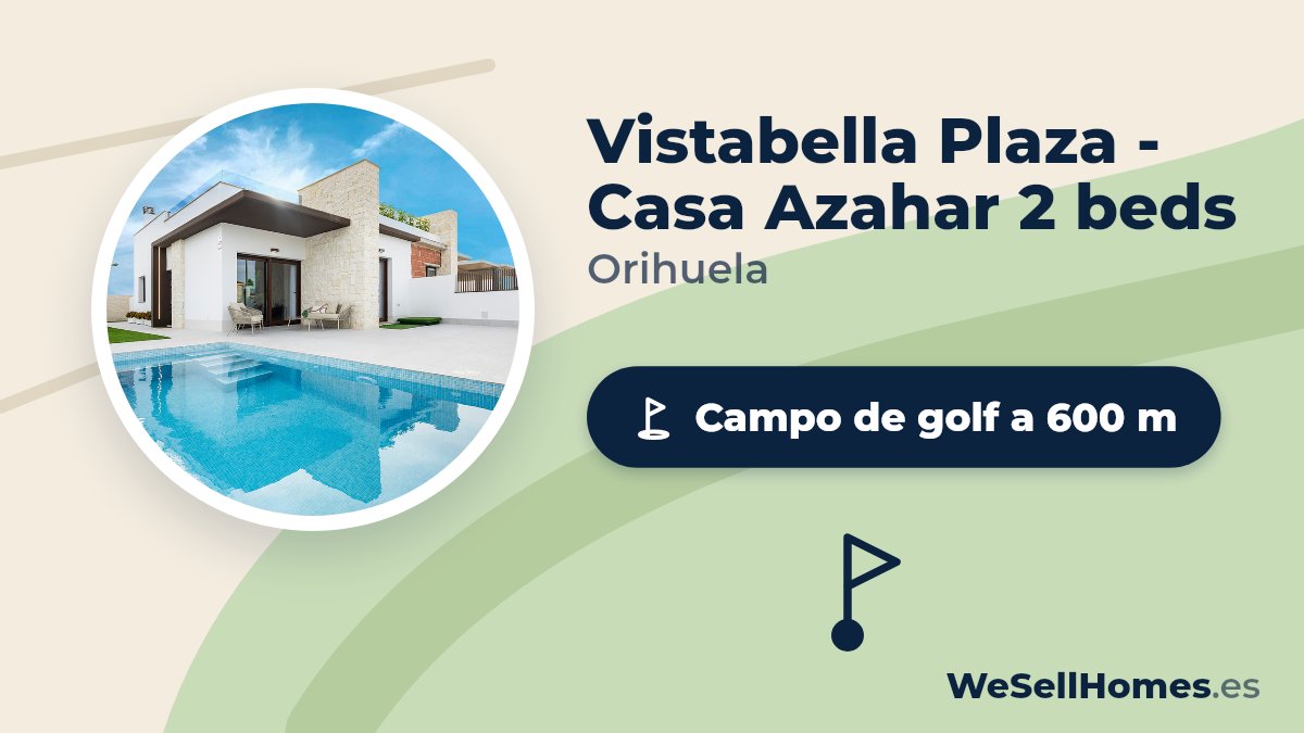 Vistabella Plaza - Casa Azahar 2 beds, Orihuela: Campo de golf a 600 m