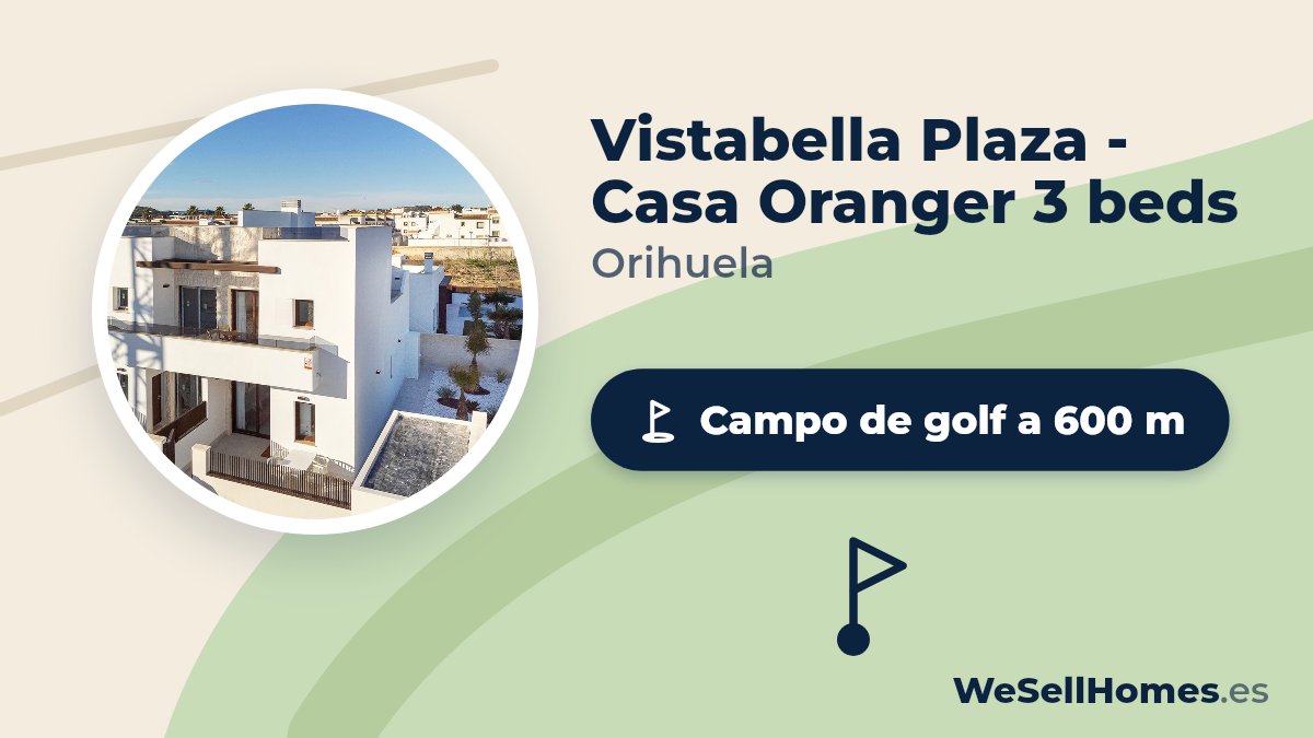 Vistabella Plaza - Casa Oranger 3 beds, Orihuela: Campo de golf a 600 m