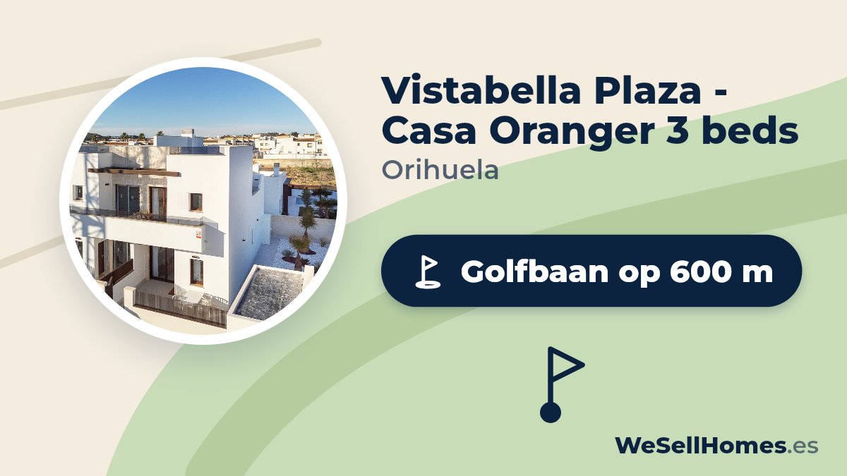 Vistabella Plaza - Casa Oranger 3 beds, Orihuela: Golfbaan op 600 m