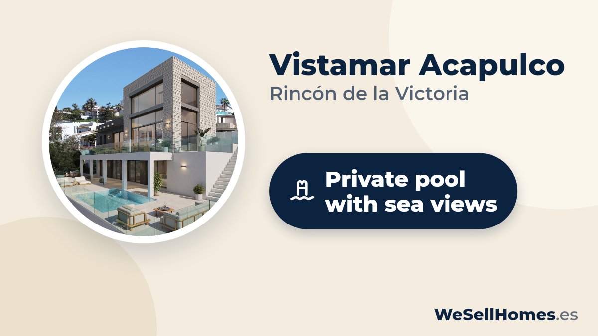 Vistamar Acapulco, Rincón de la Victoria: Private pool with sea views