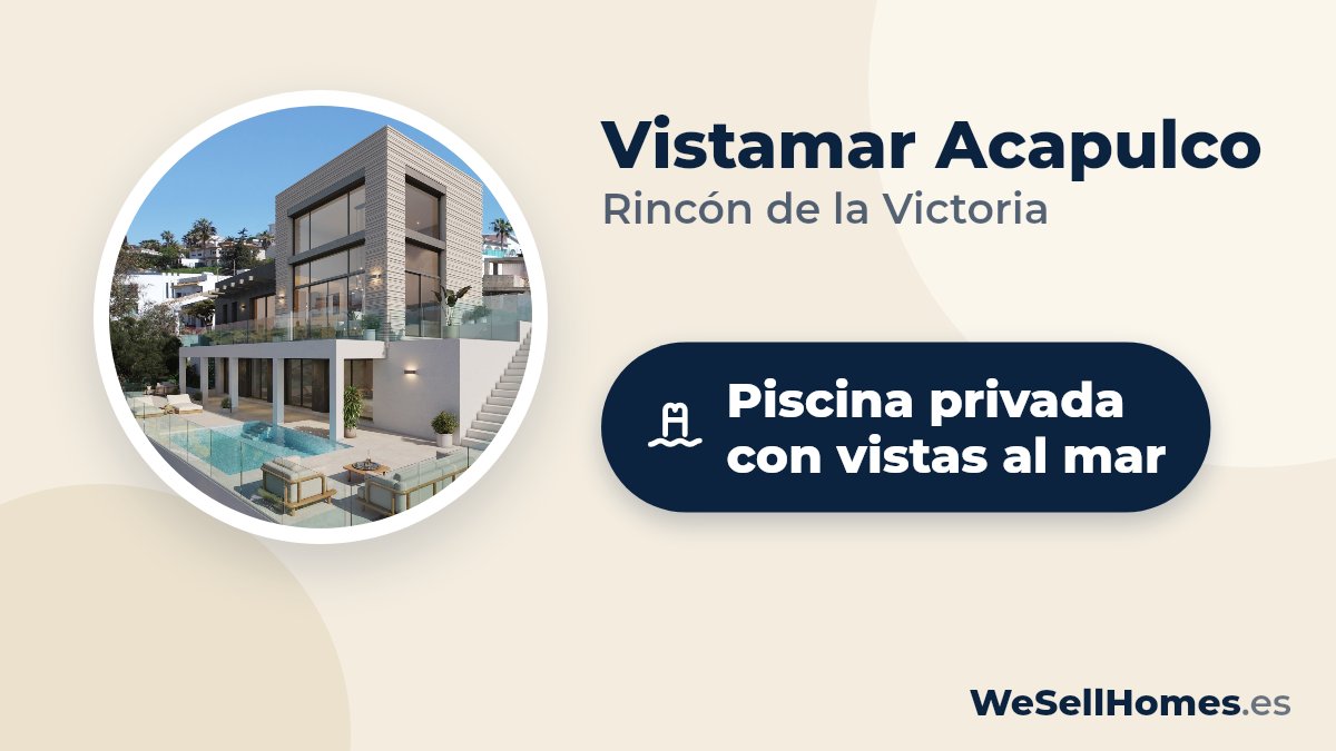 Vistamar Acapulco, Rincón de la Victoria: Piscina privada con vistas al mar