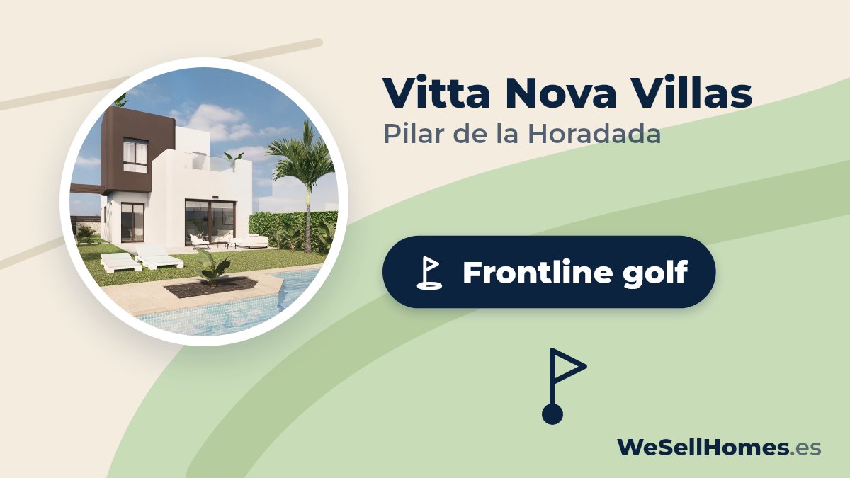 Vitta Nova Villas, Pilar de la Horadada: Frontline golf
