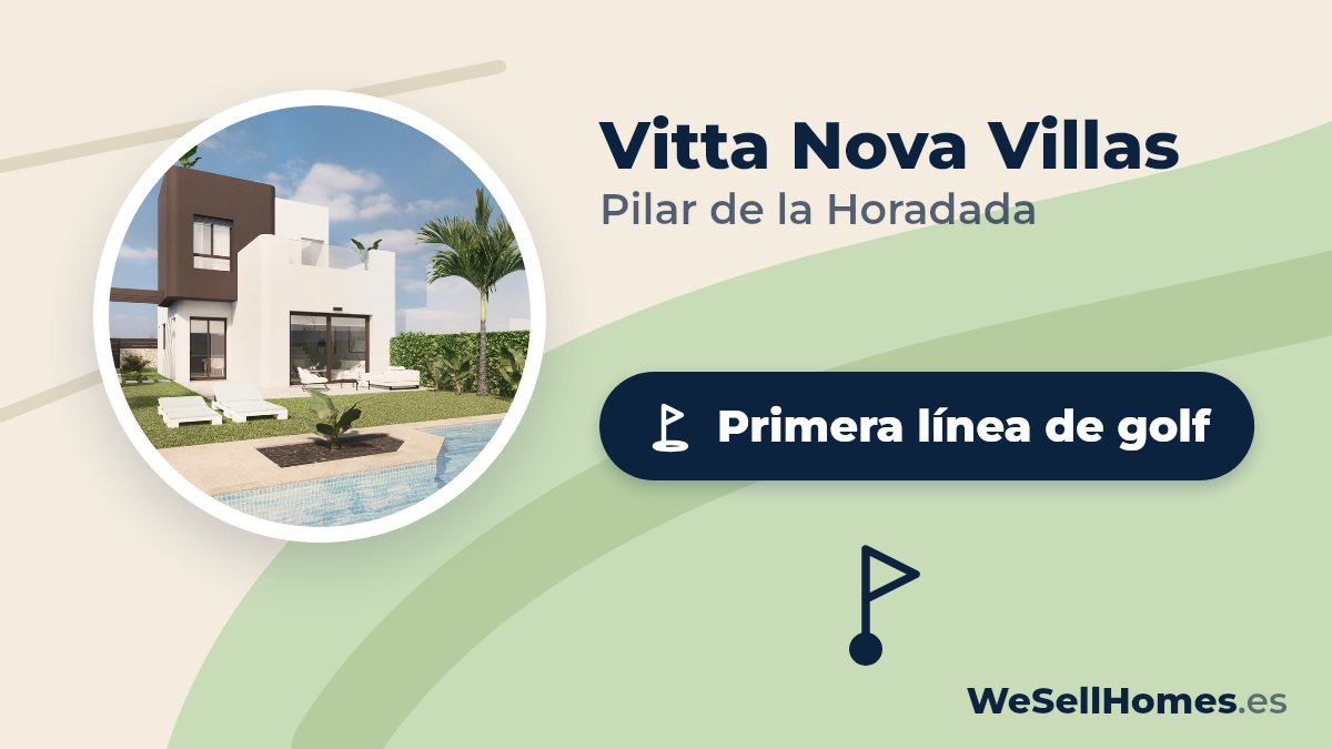 Vitta Nova Villas, Pilar de la Horadada: Primera línea de golf