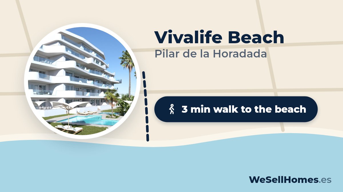 Vivalife Beach, Pilar de la Horadada: 3 min walk to the beach