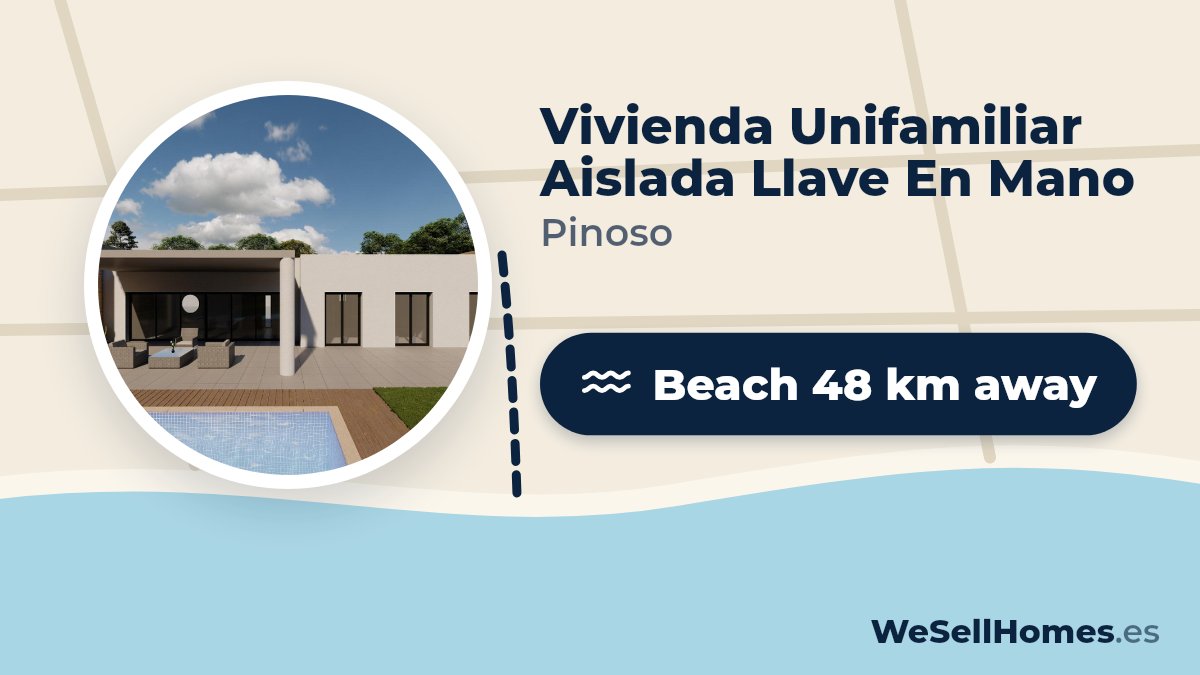 Vivienda Unifamiliar Aislada Llave En Mano, Pinoso: Beach 48 km away