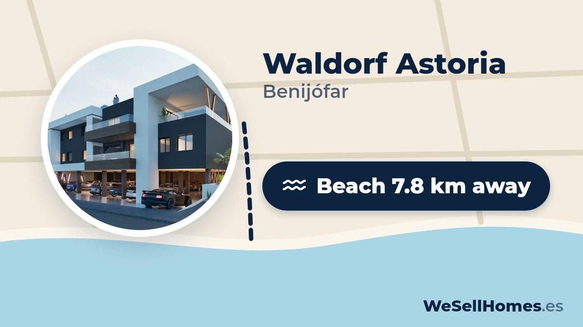 Waldorf Astoria, Benijófar: Beach 7.8 km away