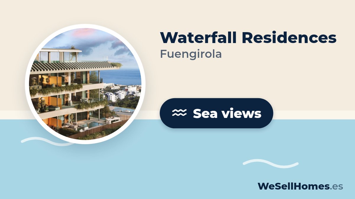 Waterfall Residences, Fuengirola: Sea views