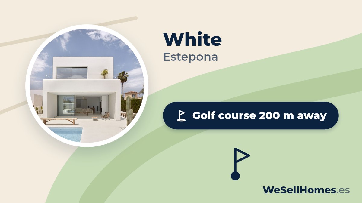 White, Estepona: Golf course 200 m away