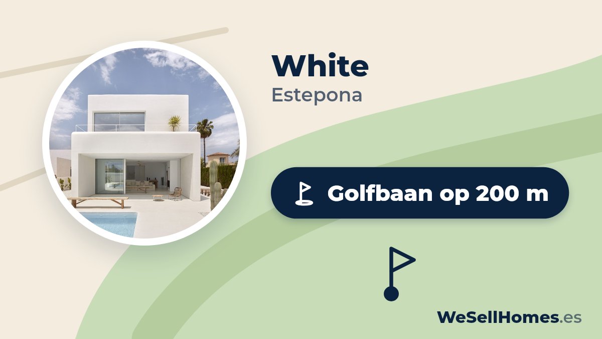 White, Estepona: Golfbaan op 200 m