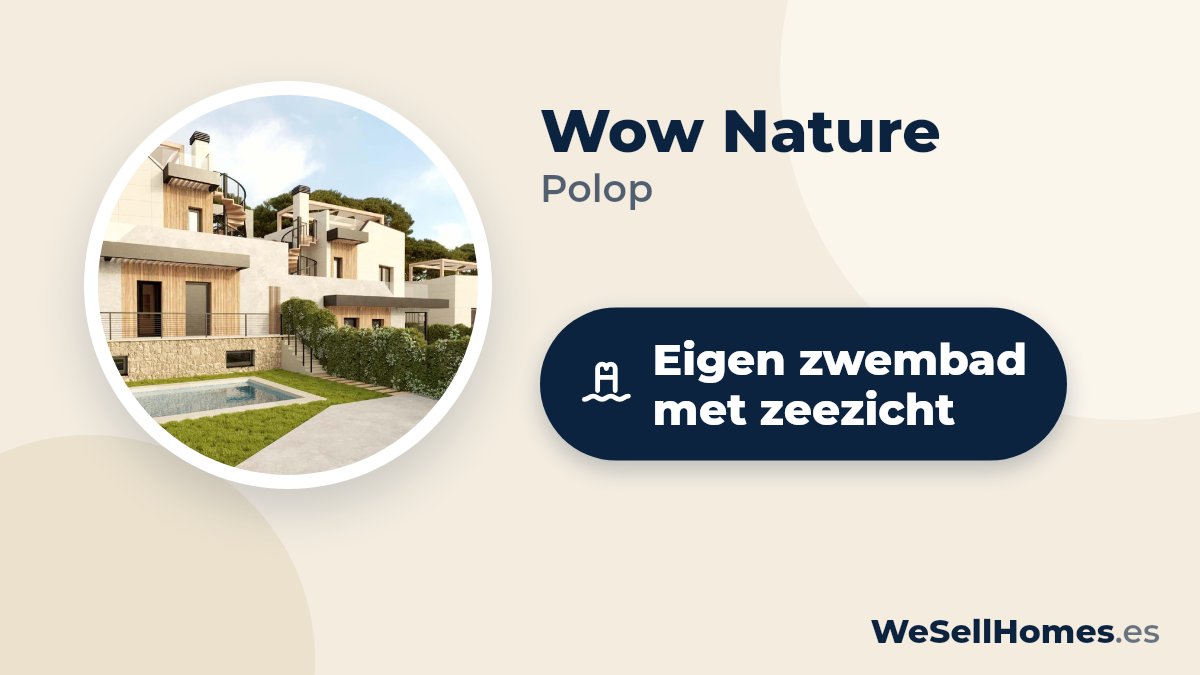 Wow Nature, Polop: Eigen zwembad met zeezicht