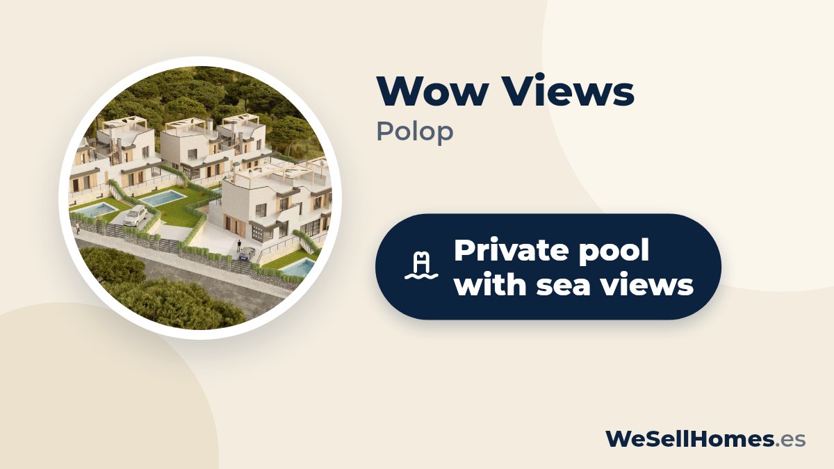 Wow Views, Polop: Private pool with sea views
