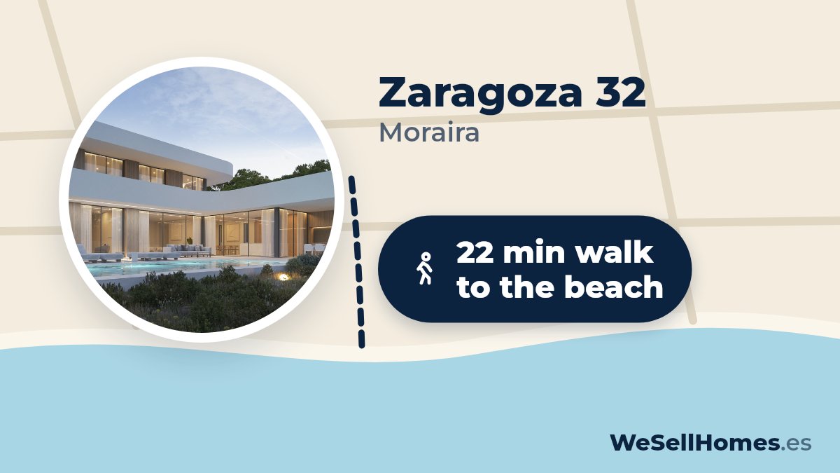 Zaragoza 32, Moraira: 22 min walk to the beach
