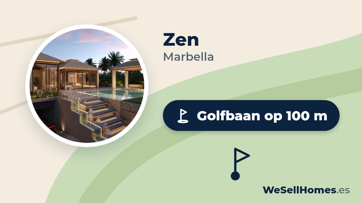 Zen, Marbella: Golfbaan op 100 m