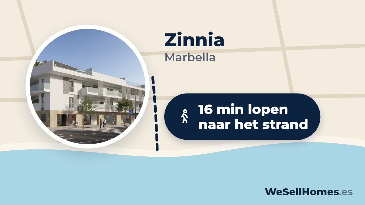 Zinnia, Marbella: 16 min lopen naar het strand