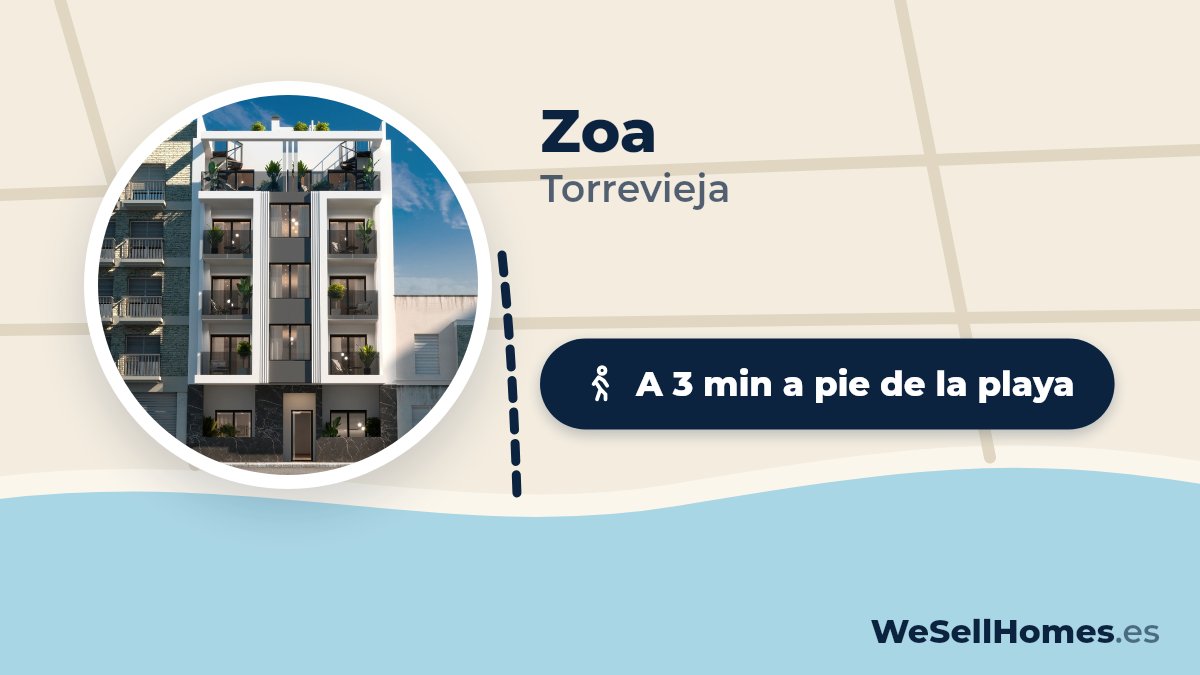 Zoa, Torrevieja: A 3 min a pie de la playa