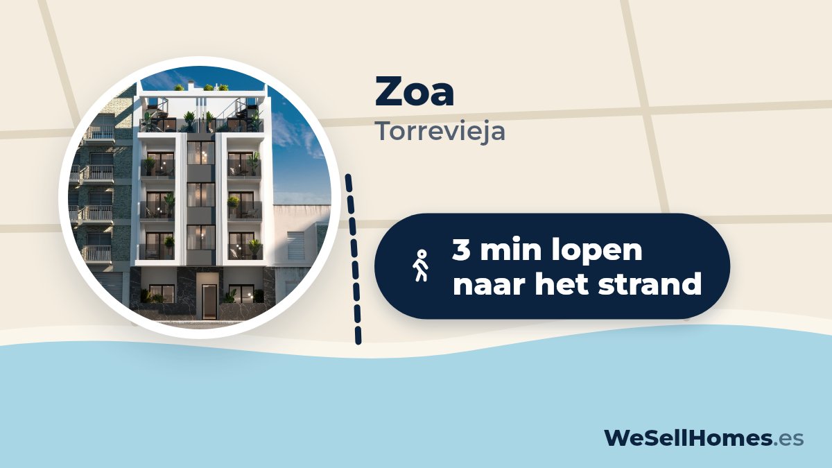Zoa, Torrevieja: 3 min lopen naar het strand