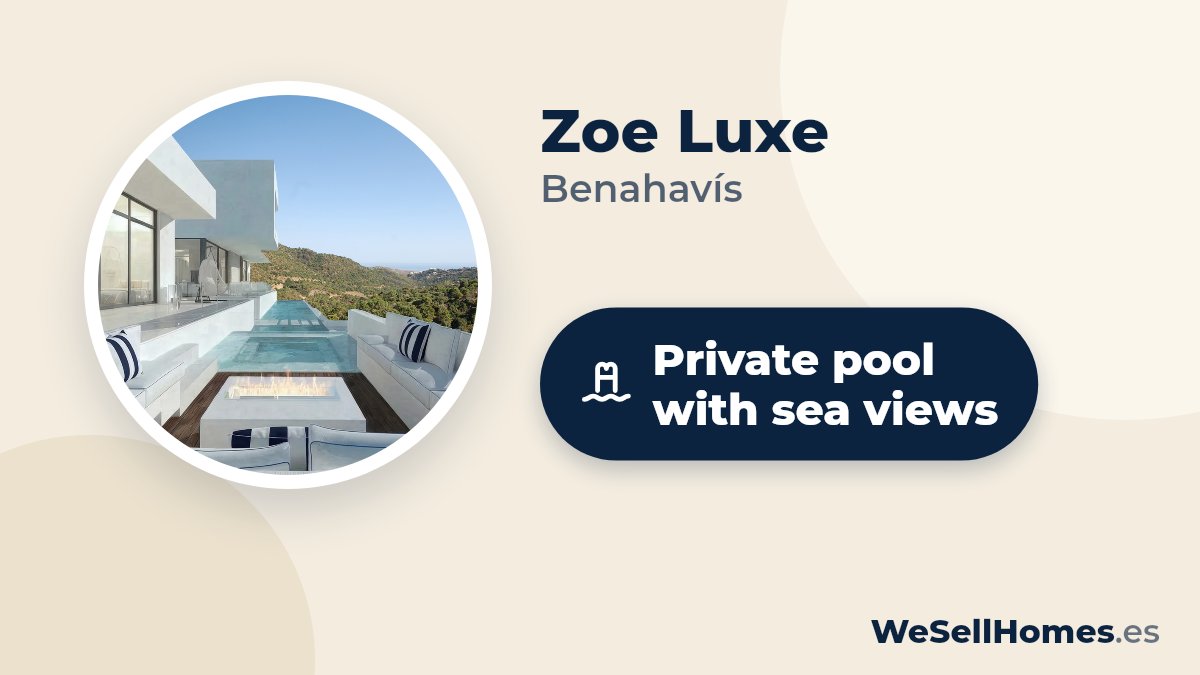 Zoe Luxe, Benahavís: Private pool with sea views