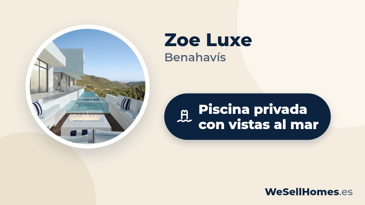 Zoe Luxe, Benahavís: Piscina privada con vistas al mar