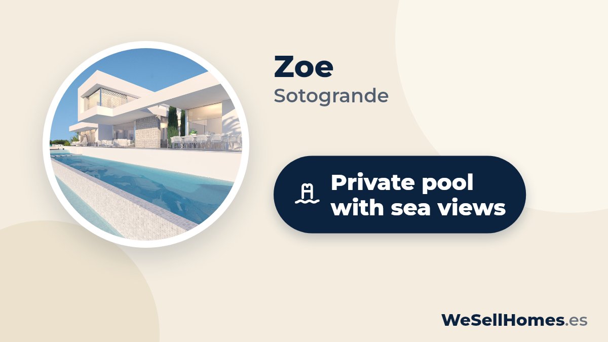 Zoe, Sotogrande: Private pool with sea views