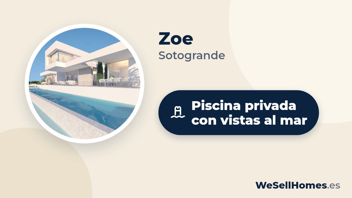 Zoe, Sotogrande: Piscina privada con vistas al mar